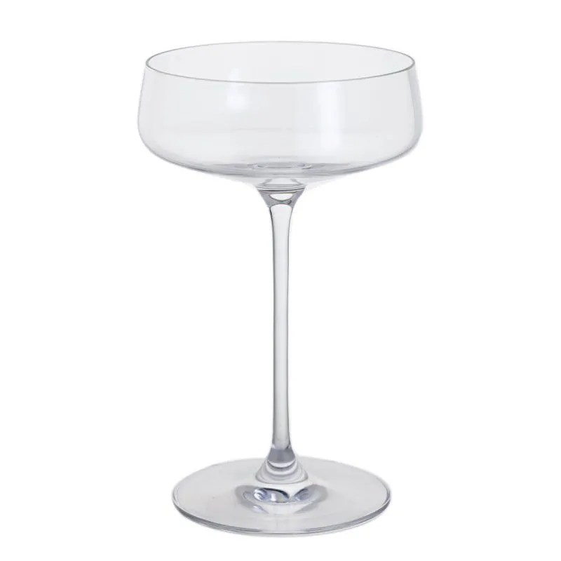 Vintage Crystal Coupe Glass – Elegant Champagne & Cocktail Stemware - Image 2